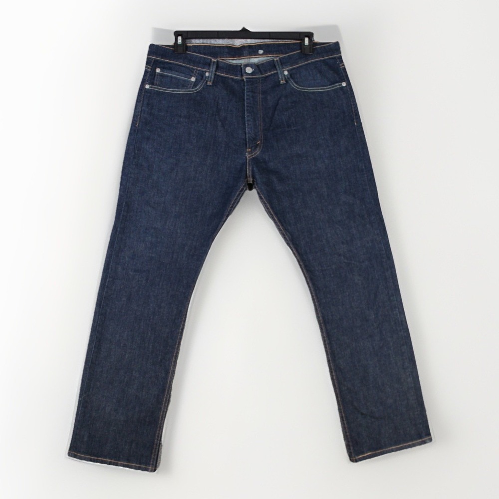 Levi's-513 (retired style) Slim Straight, W36x30L, Dark Wash Denim, pre-owned